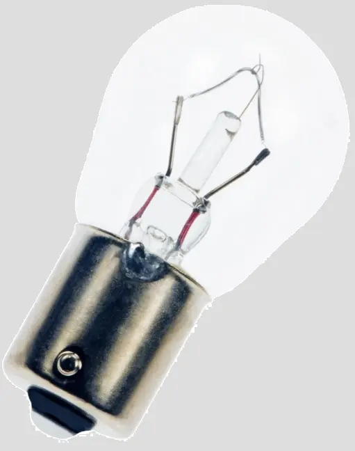 BAI Lampe à incandescence compacte spéciale pour feux clignotants des automatismes de portails ou portes de garage SOMFY ou équivalent - culot Ba15s 32.5V 34W Claire globe sphérique 25x50mm 1000h