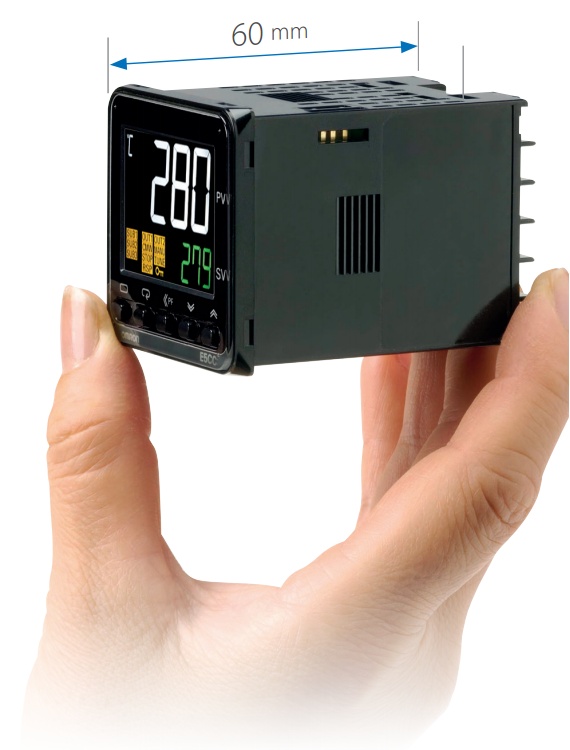 Régulateur de température, 1 / 16DIN (48 x 48mm), sortie 12V DC dimpulsion, 2 x