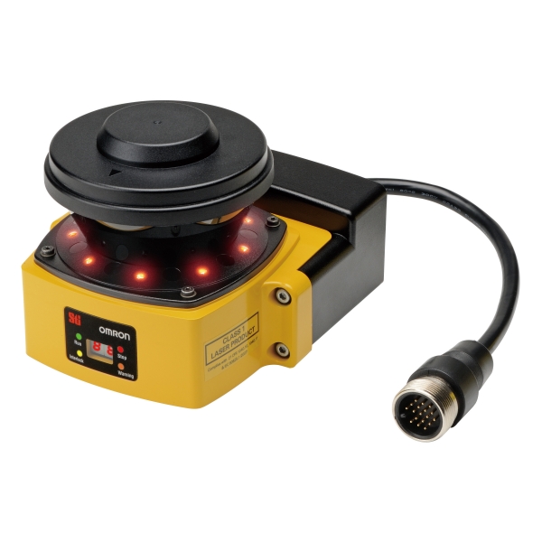 Scrutateur Laser OS32C, portées : sécu 3m  - avertissement 10m, Sortie de câble 