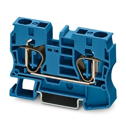 Bloc de jonction bleu à ressort - 10mm²