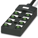 Répartiteur capteur/actionneur, Connecteur femelle M12 SPEEDCON Plastique, 8 prises, 5P, codage A, affectation des prises: doubl