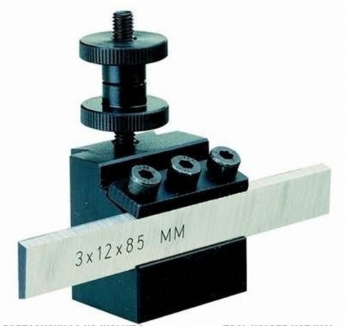 Porte lame avec lame HSS au cobalt, pour PD 400 (12 x 3 x 85 mm)