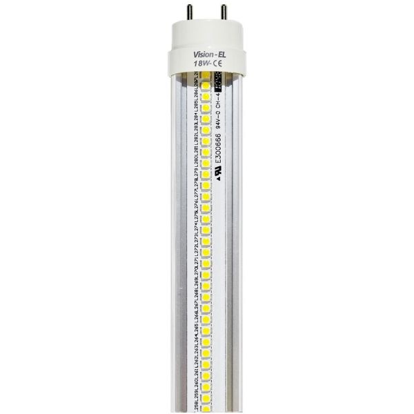 TUBE LED T8 1200MM 18W 6000K 220-240V (X10)