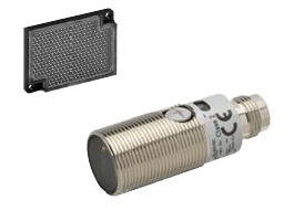 CELL M18 METAL REFL PNP CONN