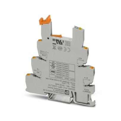 Embases PLC à technique de raccordement Push-In de 6,2 mm, tension d'entrée 24 V DC (sans équipement relais ni optocoupleur)