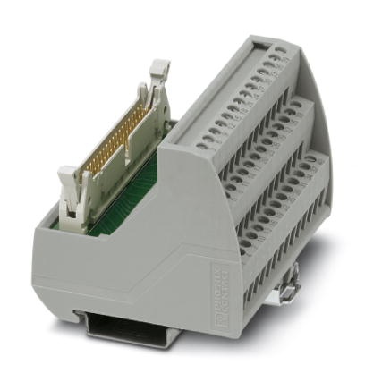 Module VARIOFACE, connexion vissée, avec connecteur pour câble en nappe, se monte sur profilé NS 32 ou NS 35/7,5, avec connecteu