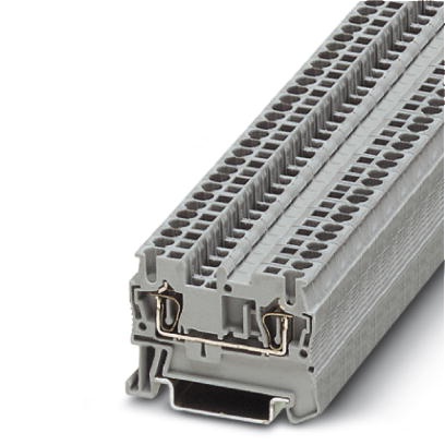 Bloc de jonction gris à ressort - 2,5mm²