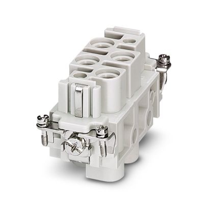 Isolant femelle HEAVYCONNEC, série K4/0, pour 4 contacts de puissance, raccordement vissé