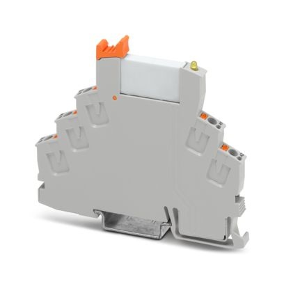 Modules à relais prééquipés avec raccordement Push-in, comprenant : embase de relais avec éjecteur et relais à contacts de puiss