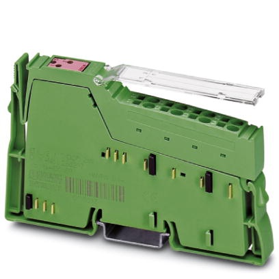 Module 2 sorties relais 2A (5-50Vac/5-120Vcc), avec connecteurs et étiquettes, IN LINE