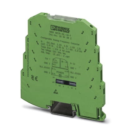Convertisseur de fréquence analogique pour la conversion des signaux normalisés analogiques en signaux de fréquence ou signaux P