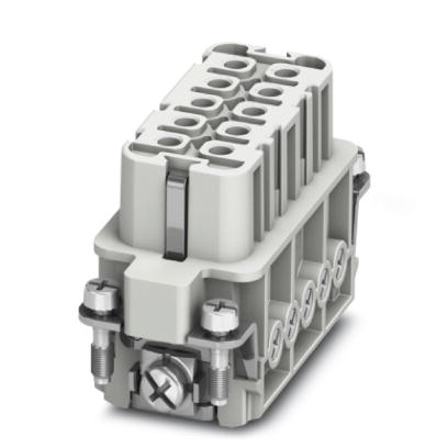 Isolant femelle HEAVYCONNEC, série A10, 10 pôles, raccordement vissé