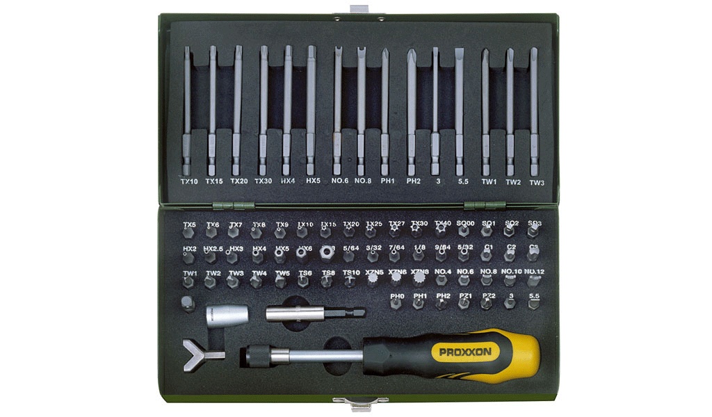 Coffret d'embouts de sécurité et spéciaux, 1/4" (75 pièces)