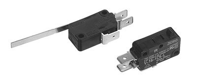 Micro Switch With Hinge Lever And Quick Connect Terminals