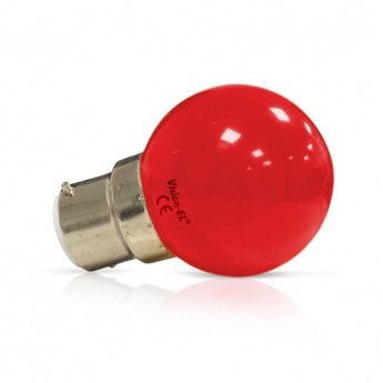 LED 1W BULB B22 ROUGE BOITE