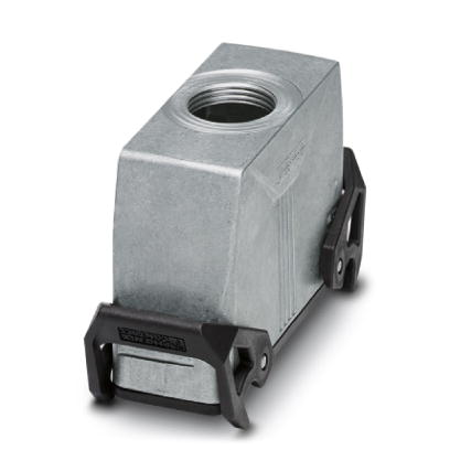 Boîtier prolongateur HEAVYCONNEC en aluminium résistant à la corrosion, B24, avec verrouillage transversal, hauteur 77,5 mm, ave