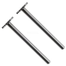 Fraise embout en acier wolfram-vanadium disque, Ø 10 mm, 2 pièces