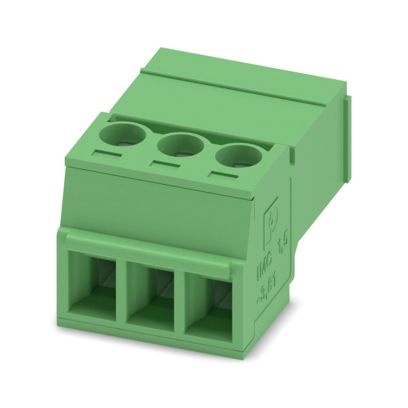 Elément enfichable, Intensité nominale: 8 A, Tensionnominale: 160 V, Pas: 3,81 mm, Nombre de pôles: 3, Mode de raccordement: Rac