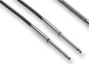 Barrage, 3 mm dia. avec tube 25 mm de 2 mm dia., angle droit, inox, résistant à 