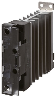 Relais statique, 1 phase 15a 24-240 vac, avec dissipateur de chaleur, montage su