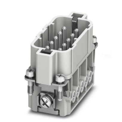 Isolant mâle HEAVYCONNEC, série A10, 10 pôles, raccordement vissé