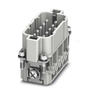 Isolant mâle HEAVYCONNEC, série A10, 10 pôles, raccordement vissé