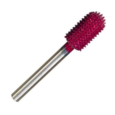 Râpe métallique en carbure tungstène forme cylindrique, 7,5 x 12 mm