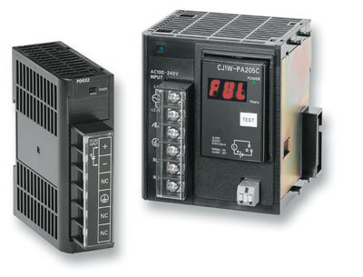 Alimentation 100-240 Vc.a., 5 A dans circuit 5 Vc.c. avec sortie run, pour UC et