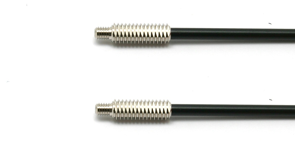 Fibre optique  cylindrique diamètre M4, barrage, Longueur 10 mètres
