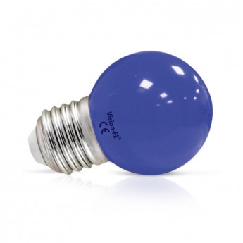 LED 1W BULB E27 BLEU BOITE