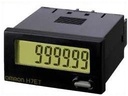48x24 mm, IP66, LCD 8 chiffres, noir, comptage, batterie incluse, entrée NPN/PNP