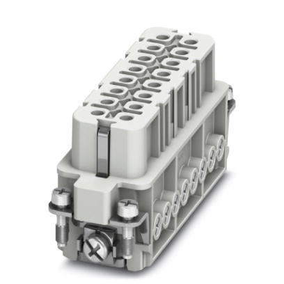 Isolant femelle HEAVYCONNEC, série A16, 16 pôles, raccordement vissé
