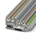 BJ pour capteurs / actionneurs, Mode de raccordement: Raccordement Push-in, section :0,14 mm² - 1,5 mm², AWG: 26 - 14, Largeur: 