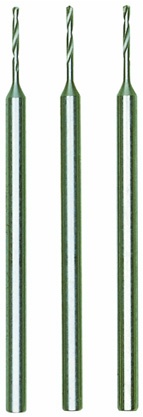Forets en acier wolfram vanadium Ø 0,8 mm, 3 pièces