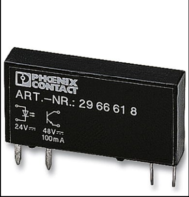 Optocoupleur miniature enfichable, optocoupleur de puissance, entrée : 24 V DC, sortie : 3-33 V DC/3 A
