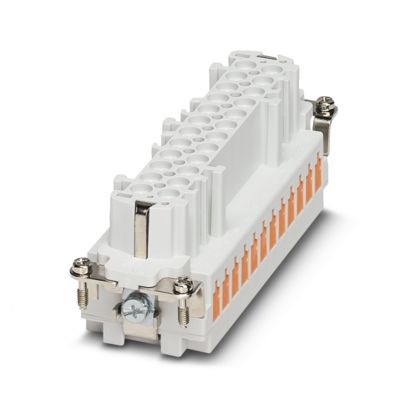 Isolant femelle HEAVYCONNEC, série B24, 24 pôles, raccordement QUICKON