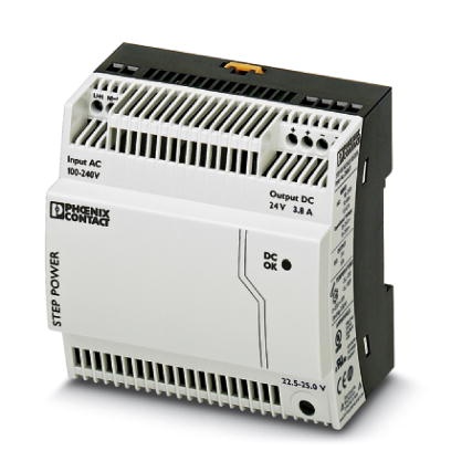 Alimentation pour profilés 24 V DC/3,8 A, à découpage primaire, monophasée, pour applications NEC Class 2