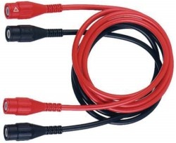 Cordon BNC de sécurité 100 cm noir XLSS-58