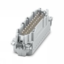 Eléments de contact, nombre de pôles: 24+2 PE, taille: B24, nombre de raccordements par pôle: 1, Mâle, Raccordement Push-in, 500