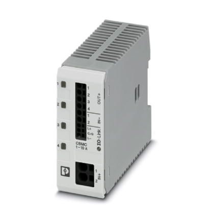 Disjoncteur électronique compact 4 voies - Réglable de 1 à 10A