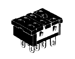 SOCLE SOUD 8 BR MONT ENCASTRE