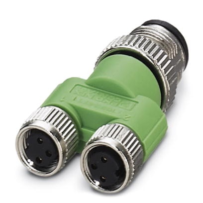 1683471 Distributeur en Y / connecteur M12, connecteur femelle M8, distributeur à 3 pôles