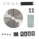 Plateau de tournage avec brides de fixation pour PD 400