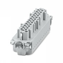 Eléments de contact, nombre de pôles: 24+2 PE, taille: B24, nombre de raccordements par pôle: 1, Connecteur femelle, Raccordemen