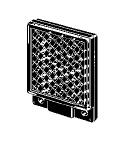 Réflecteur 35x42 mm