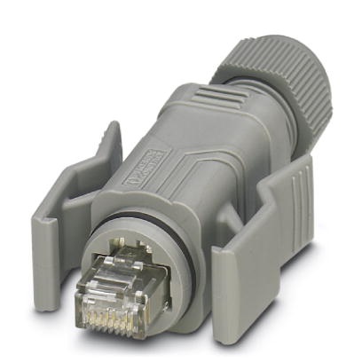 Connecteur RJ45, IP67, CAT5e, 8 pôles, avec raccordement autodénudant QUICKON, pour brins de 1 à 7 fils AWG 26 ... 22, pour câbl