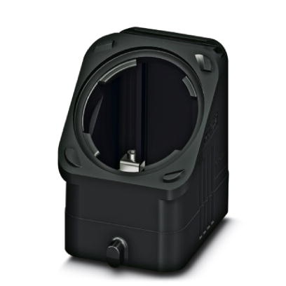 Capot passe-câble HEAVYCONNEC EVO en plastique, avec bride à baïonnette pour raccordement vissé EVO, B6, pour verrouillage longi