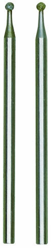 Embouts de meulage diamantées Ø 1,8 mm, 2 pièces