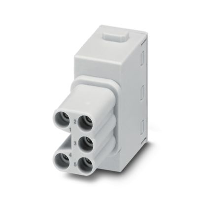 Module à élément de contact, 5 pôles, Push-in, 400 V, 16 A, Section raccordable: 0,14 mm² ... 2,5 mm², Application: Puissance