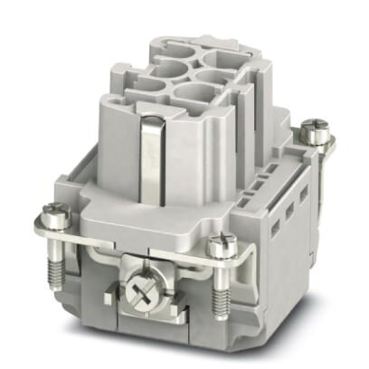 Isolant femelle HEAVYCONNEC, série B6, 6 pôles + PE, raccordement Push-in